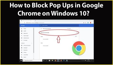 How do I turn off pop up blocker on Windows 10?