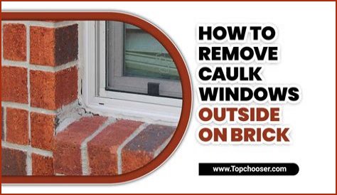 How do you remove mold from window caulking?