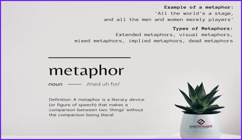What is metaphor definition and examples?